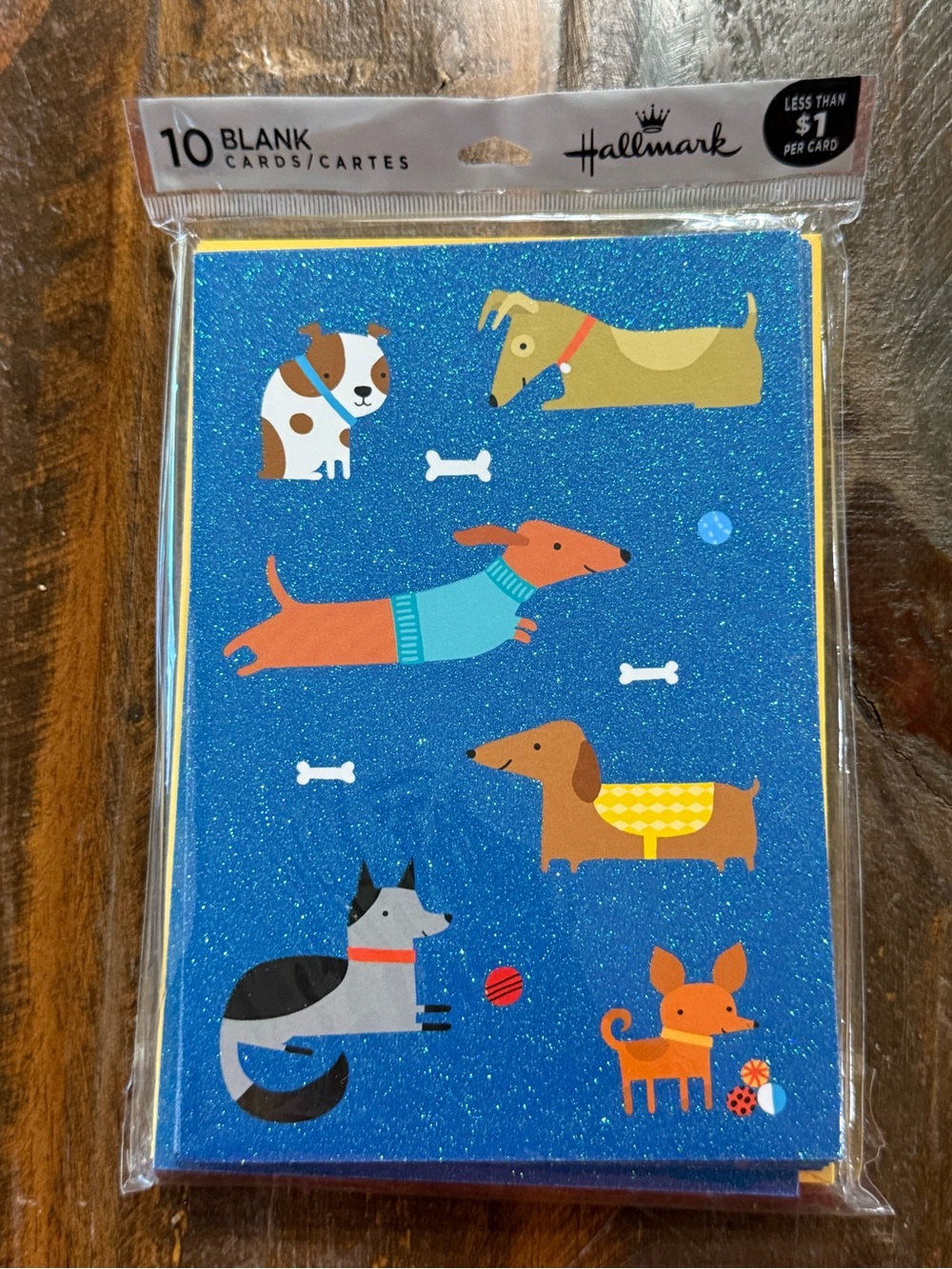 Hallmark Animal Society partnership Woof Dog Blank Note Cards 10 Pack New in Box